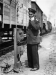Fertigmeldung eines Güterzuges im Rangierbahnhof Berlin-Pankow. (1942) <i>Foto: RVM (Ittenbach)</i>