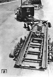 Neben dem Straßenroller-Anhänger zielte das Culemeyer-System auf ein weiterführendes Fahrzeugkonzept nach dem Sattelschlepper-Prinzip ab. Auf Grundlage der Schwerlastmaschine vom Typ Z6R entwickelte Kaelble den hier vorgestellten Sattelschlepper S6 R/1. (26.06.1934) <i>Foto: RVM</i>