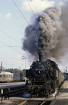 086 348 dampft mit P 3340 nach Rodach aus dem Bahnhof Coburg.  (28.05.1970) <i>Foto: Robin Fell</i>