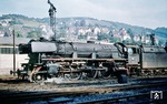 03 1051 verlässt mit einem Schnellzug nach Hagen den Bahnhof Altena an der Ruhr-Siegstrecke. (1962) <i>Foto: Dietrich Crone (Slg. G.Mitze)</i>