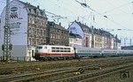 103 187 fährt mit IC 529 "Regensburger Domspatzen" nach München durch Wuppertal-Oberbarmen. (08.09.1979) <i>Foto: Wolfgang Bügel</i>