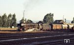 044 210 verlässt mit dem abendlichen Ng 64444 (Braunschweig Rbf - Ottbergen) den Bahnhof Holzminden.  (31.08.1974) <i>Foto: Prof. Dr. Willi Hager</i>
