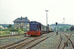 Einen relativ vollständigen Eindruck boten die Anlagen des Bahnhofs Sprockhövel, obwohl der Personenverkehr bereits eingestellt war als V 36 204 mit ihrem Sonderzug unterwegs war. (28.06.1981) <i>Foto: Joachim Bügel</i>