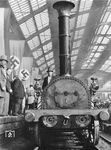 100 Jahre Berlin-Potsdamer Eisenbahn. Der Adlerzug steht im alten Potsdamer Bahnhof von Berlin. (20.09.1938) <i>Foto: RVM</i>