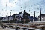 38 1913 (Bw Betzdorf) verlässt mit einem Personenzug den Kölner Hauptbahnhof. (15.07.1963) <i>Foto: Robin Fell</i>