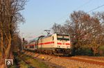 146 558 mit IC 2048 (Dresden - Köln) zwischen Gruiten und Haan. (08.02.2018) <i>Foto: Joachim Bügel</i>