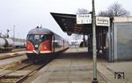 Ein 613 in Ottbergen, dessen Bahnhof im Vergleich zu diesem Bild heute nicht mehr wiederzuerkennen ist. (03.1984) <i>Foto: Günter Hauthal</i>