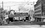 Und die am Zugschluss des Dsts hängende GES Lok 16 in Stuttgart-Bad Cannstadt. (10.1976) <i>Foto: Burkhard Wollny</i>