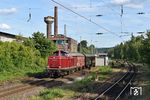 Nach dem Umsetzten in Wengern Ost fährt 212 007 zurück nach Bochum-Dahlhausen.  (04.08.2019) <i>Foto: Ralf Opalka</i>