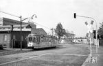 Tw 234 (Düwag, Baujahr 1965) auf der Linie 8 nach Bretzenheim in Mainz. (13.05.1972) <i>Foto: Helmut Röth</i>