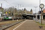 ELOC (European Locomotive Leasing, Wien) 193 270 fährt mit dem Sonder-Güterzug DGS 42883 (Schwerte - Jesenice/Slo) durch Wuppertal-Steinbeck. (21.02.2020) <i>Foto: Wolfgang Bügel</i>