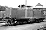 Das Bw Wuppertal-Vohwinkel beheimatete nie Diesel- oder E-Loks. So stammt V 100 1226 (ab 1968: 211 226) auch aus Dieringhausen. (27.08.1968) <i>Foto: Wolfgang Bügel</i>
