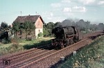 023 040 auf Falschfahrt auf dem Weg nach Würzburg bei Lindflur. (10.09.1974) <i>Foto: Wolfgang Bügel</i>