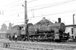 57 1304 (Borsig, Baujahr 1913) vom Bw Güsten rangiert im Bahnhof Köthen. (16.06.1970) <i>Foto: Rudi Lehmann, Slg. A. Höfig</i>