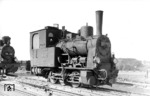 99 303, eine meckl. T 7 der Mecklenburgischen Friedrich-Franz-Eisenbahn, in Arendsee (heute: Ostseebad Kühlungsborn West).  (1934) <i>Foto: DLA Darmstadt (Bellingrodt)</i>