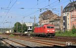 185 308 hat mit KT 50260 aus Basel in Wuppertal-Oberbarmen sein Fahrtziel in -Langerfeld fast erreicht. (30.07.2024) <i>Foto: Wolfgang Bügel</i>