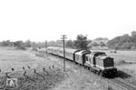 112 207 vom Bw Zittau mit P 17829 bei Eibau (24.08.1984) <i>Foto: Thomas Fischer</i>