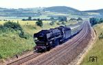 001 192 vor dem D 852 "Frankenland" nach Saarbrücken kurz vor Neuenmarkt-Wirsberg. (08.1971) <i>Foto: Robin Fell</i>