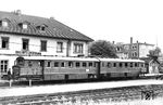 ETA 179 002 (ex AT 595, Wegmann, Cassel, Baujahr 1927) im Bahnhof Rheinfelden (Baden). Am 11.05.1960 wurde er ausgemustert. (1956) <i>Foto: Carl Bellingrodt</i>