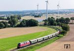 Der Sonderzug nach Warstein mit V 200 033 (und 212 079) bei Uelde. (01.09.2024) <i>Foto: Joachim Schmidt</i>