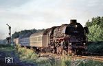 012 063 fährt mit E 1732 (Emden - Köln) nach Lingen (Ems) ein. (24.08.1972) <i>Foto: Walter Abriel</i>