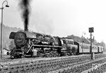 Fotohalt des Sonderzuges mit 44 9612 im Bahnhof Gräfenroda. (15.09.1974) <i>Foto: Martin Heller</i>