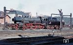 Die Schwandorfer 38 3628 restauriert im Bw Nürnberg Hbf. (06.05.1956) <i>Foto: Carl Bellingrodt</i>