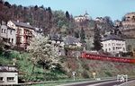 VT 07 501 als Ft 8 "Rheinblitz" nach Basel SBB im Rheintal bei St. Goar. (30.04.1955) <i>Foto: Carl Bellingrodt</i>