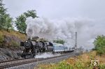 52.100 (ex JDZ 33-044) des Ersten Österreichischen Straßenbahn- und Eisenbahnklubs Strasshof (ÖSEK) mit einem Sonderzug nach Tabor bei Tomice. (14.09.2024) <i>Foto: Atijana Schmidt</i>