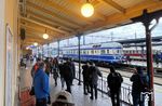 Der ÖBB VT 5145 wartet als Ex 10309 "Blauer Blitz" nach Prag auf die Abfahrt in Benesov. (14.09.2024) <i>Foto: Joachim Schmidt</i>