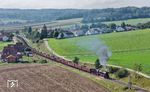 50 4073 mit einem Leerwagenzug bei Wörnitzstein. (18.09.2024) <i>Foto: Joachim Schmidt</i>