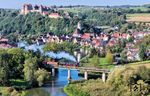 Und nochmal der Klassiker in Harburg (Schwaben) mit der gleichnamigen Höhenburg und 52 8168 vor einem Rübenleerzug von Donauwörth nach Nördlingen. (20.09.2024) <i>Foto: Joachim Schmidt</i>