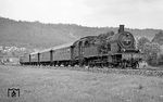 Nach einem kurzen Halt in Aistaig fährt 078 453 mit P 3988 weiter in Richtung Oberndorf. (14.08.1969) <i>Foto: Wolfgang Bügel</i>