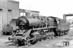 50 1333 vom Bw Nossen mit verkürzter Frontschürze im Bw Dresden-Friedrichstadt. (1975) <i>Foto: Dieter Wünschmann</i>