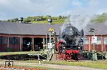 Während ihrer Bebraer Zeit zwischen 1957 und 1963 dürfte 01 1104 planmäßig häufiger Gast im Bw Würzburg gewesen sein. Nach gut 60 Jahren war sie hier erneut zu Besuch. (11.10.2024) <i>Foto: Joachim Schmidt</i>