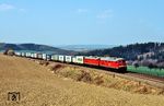 232 485 mit einer unbekannten Schwesterlok vor TEC 41340 (Melnik - Bremerhaven) bei Ruppertsgrün. (28.03.2007) <i>Foto: Kay Baldauf</i>