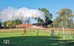 "Feuer frei" bei den Fotografen hinter Unterwellenborn. (29.09.2024) <i>Foto: Joachim Schmidt</i>