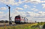 Freie Fahrt am Einfahrsignal von Klanxbüll für 218 389 und PRESS 218 058 (ex 218 412) mit IC 2214 aus Köln. (03.10.2024) <i>Foto: Joachim Bügel</i>