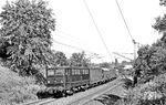 242 148 mit einem Güterzug bei Oberroßla nahe Apolda. (25.07.1984) <i>Foto: Thomas Fischer</i>