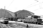 254 106 (Bw Engelsdorf) im Gleisvorfeld des Leipziger Hbf. (20.04.1984) <i>Foto: Thomas Fischer</i>