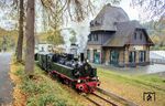 Der Sonderzug mit 11 SM ist im Bahnhof Burgbrohl eingetroffen. (27.10.2024) <i>Foto: Joachim Schmidt</i>