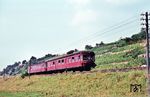 VS 145 236 mit VT 60 500 als E 4888 (Neckarelz – Heilbronn) bei Bad Friedrichshall-Kochendorf. (27.08.1967) <i>Foto: Helmut Dahlhaus</i>