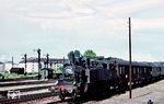 75 191 vom Bw Karlsruhe rangiert in Freiburg Hbf. (27.06.1954) <i>Foto: Carl Bellingrodt</i>