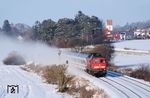 Ab Anfang 2003 standen dem Betriebshof Ulm temporär vier 234 zur Verfügung, um die IC-Zugpaare ins Allgäu zu bespannen. 234 278 (Bh Halle/Saale, leihweise Ulm) ist mit dem IC 2085 "Nebelhorn" nach Oberstdorf bei Dillishausen nördlich von Kaufbeuren unterwegs. (23.11.2005) <i>Foto: Stefan von Lossow</i>