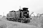 98 307 rollt im Schlepp von V 100 1144 zur Jubiläumsveranstaltung der Biberttalbahn durch Ammerndorf (Mittelfr). (21.05.1964) <i>Foto: Kurt Müller</i>