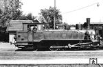 Lok 4 (eine pr. T 9¹) der Kleinbahn Frankfurt-Königstein im Bahnhof Königstein.  (1932) <i>Foto: Hermann Hoyer</i>