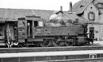 64 386, die kurzzeitig zum Bw Lindau gehörte, vor P 9375 nach Scheidegg im Bahnhof Röthenbach (Allg). (20.04.1962) <i>Foto: Karl Wyrsch, Slg. D. Ammann</i>