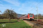 423 399 + 423 403 als S 35433 (Kronberg - Frankfurt Süd) bei Niederhöchstadt, einem Stadtteil von Eschborn. (27.12.2024) <i>Foto: Marvin Christ</i>