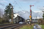 ÖBB 77.250 mit 64 518 der Eurovapor als Tfzf 22012 auf dem Weg von Hanau nach Würzburg in Hanau. (22.12.2024) <i>Foto: Marvin Christ</i>