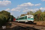 628 673 mit 628 229 als RB 23323 (Aschaffenburg - Miltenberg) bei Obernau. (05.09.2018) <i>Foto: Marvin Christ</i>